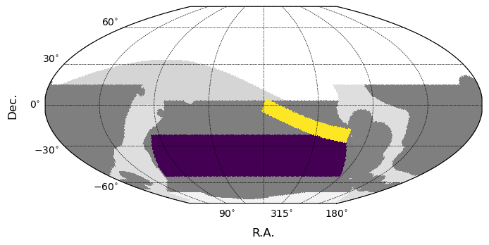The Updated Science Validation survey footprint.